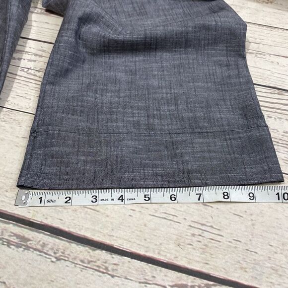Gray Business Work Dress Cropped Pants - Picture 6 of 8